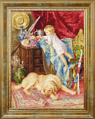 Вышивка МК-068 В мастерской художника 1881 г.