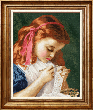 Вышивка МК-107 Маленькая кружевница Вышивка МК-107 Маленькая кружевница