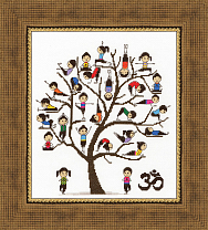 Вышивка ЛЖ-005 Урок йоги Вышивка ЛЖ-005 Урок йоги