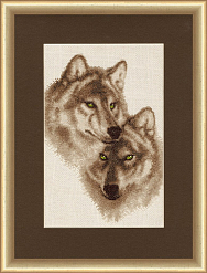 Вышивка ДЖ-037 Влюбленные волки