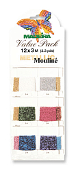 Набор швейных ниток Metallic №4 (12×3 м) Набор швейных ниток Metallic №4 (12×3 м)