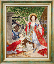 Вышивка МК-067 Портрет детей Волконских с арапом